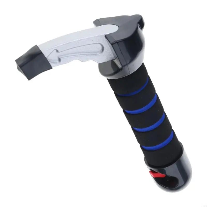 Blue 3 - in - 1 Car Door Assist for Elderly with Window Breaker & Seatbelt Cutter - Assisted Exit