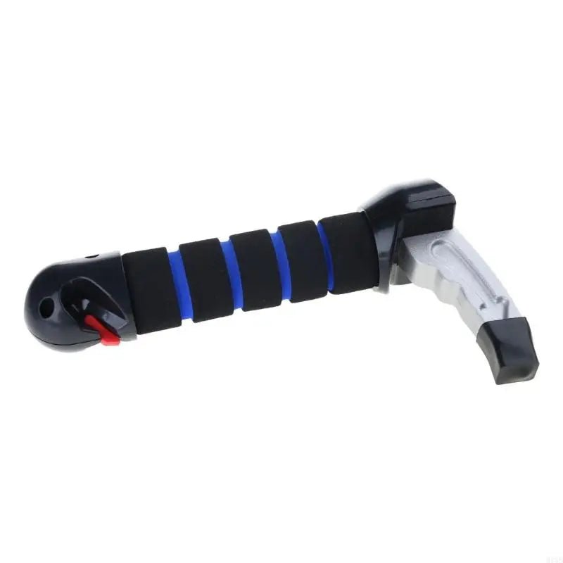 Blue 3 - in - 1 Car Door Assist for Elderly with Window Breaker & Seatbelt Cutter - Assisted Exit